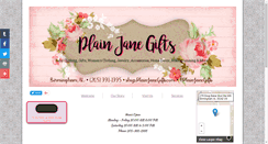 Desktop Screenshot of plainjanegifts.com